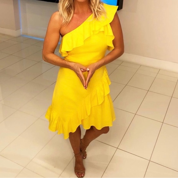 Target | Dresses | Yellow Ruffle Dress | Poshmark